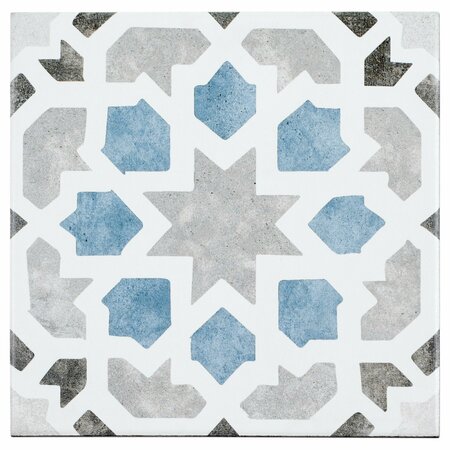 ANDOVA TILES ANDOVA TILES Luv 8" X 8" Straight Edge Porcelain Floor Use Tile,  ANDLUV455